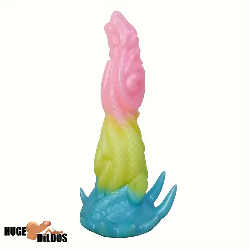 9.06in Silicone Dragon Big Soft Dildo For G-Spot Anal Stimulation Sex Clit