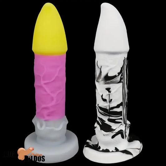 8.5in Brush Silicone Big Soft Dildo For Women Men Couple Sex Pleasure