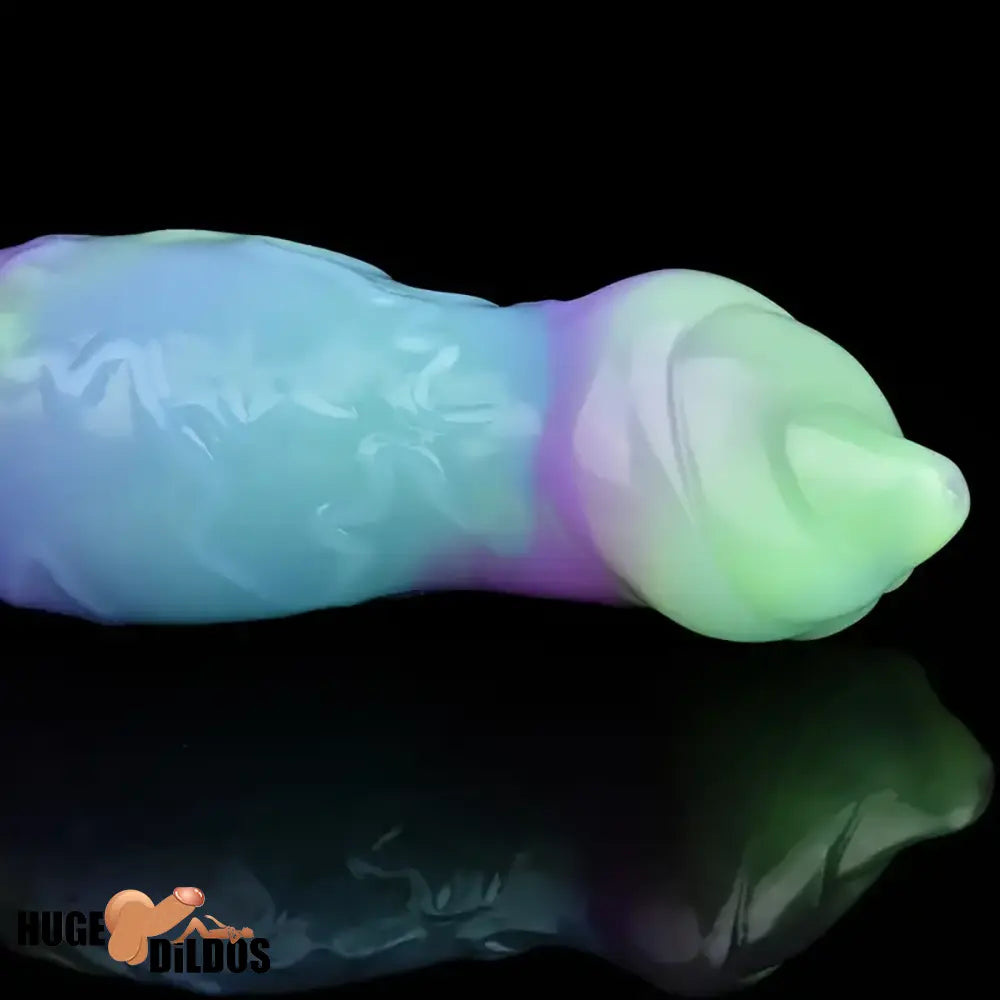 7.09in Fantasy Monster Dog Knot Silicone Soft Cock Dildo For Anus Play