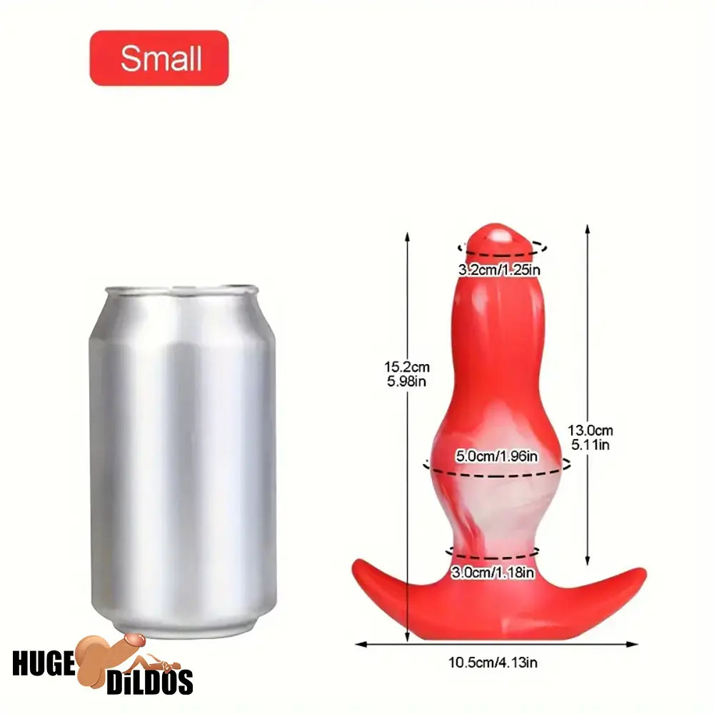 5.98in 7.55in 8.66in Fantasy Monster Silicone Soft Animal Dog Knotted Dildo