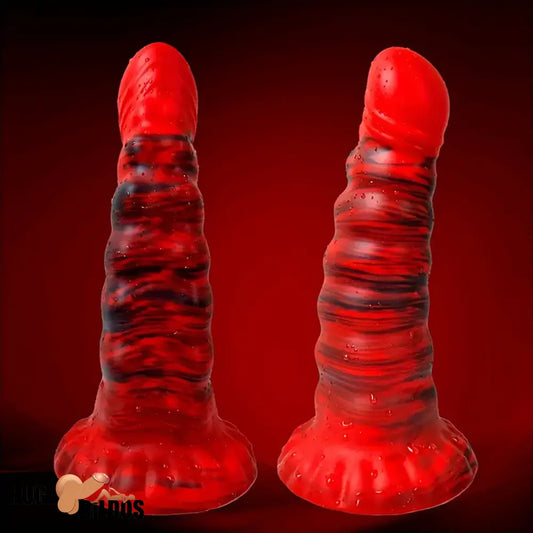 7in 8.7in Fantasy Big Silicone Soft Fat Dildo For G-Spot Anal Stimulation Sex