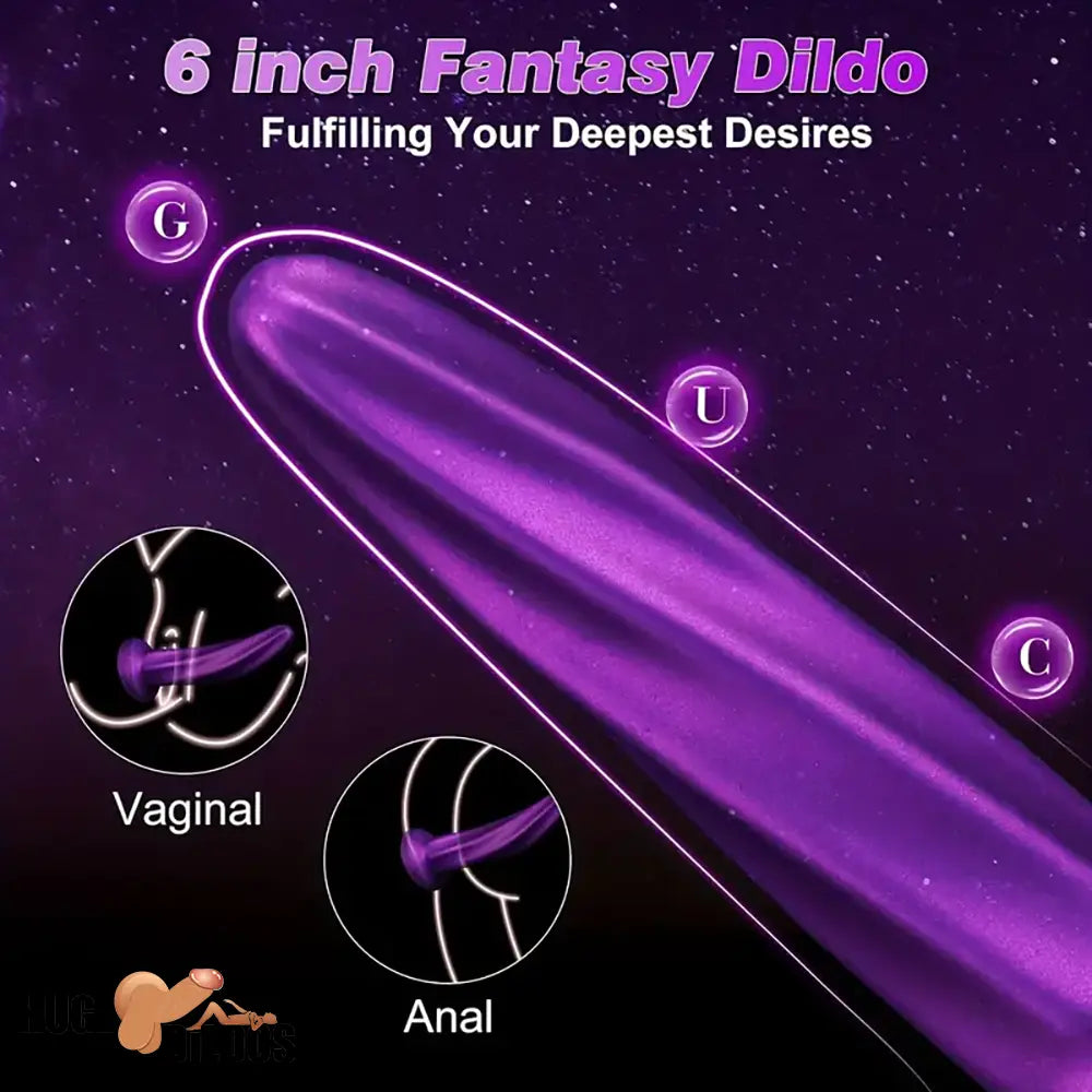 6.69in Spiral Fantasy Silicone Soft Dildo For Women G Spot Love Play Sex Toy