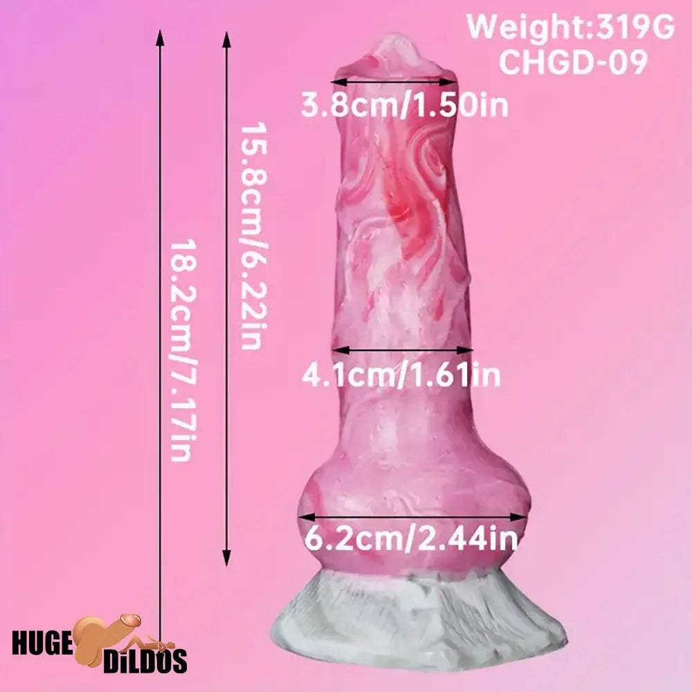 Multiple Models Monster Silicone Soft Animal Dog Knot Dildos With Suction Cup