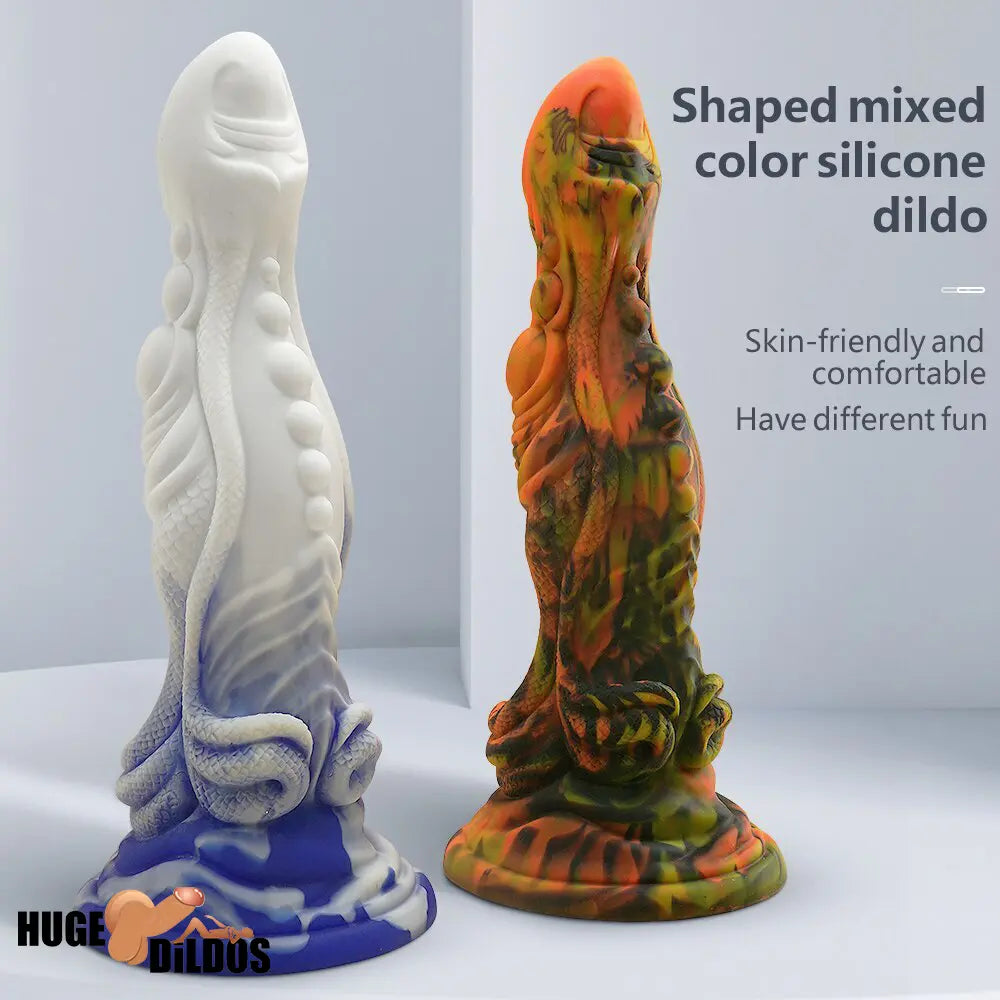 10.43in Big Dragon Monster Silicone Dildo For Anal Vaginal Sex G Spot Cock