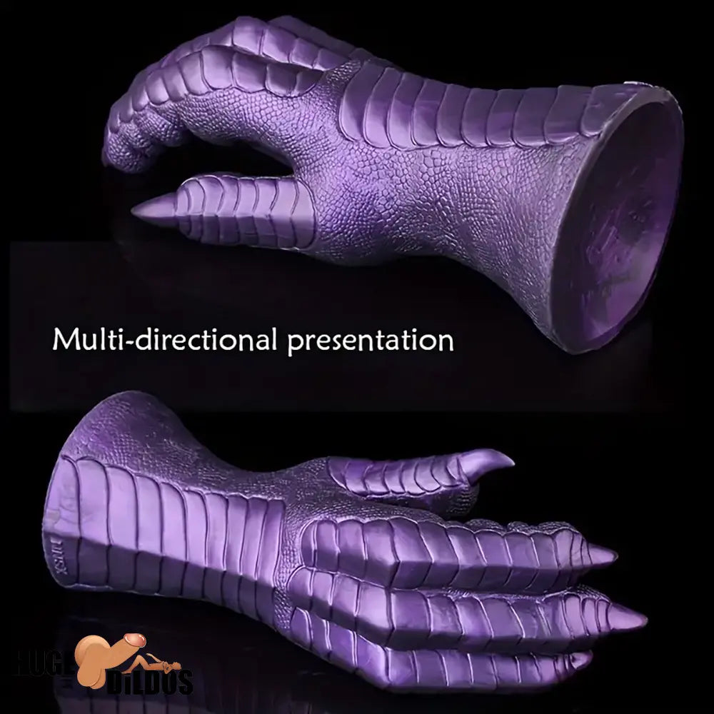 8.66in Fantasy Monster Hands Silicone Soft Dildo For Women G Spot Play