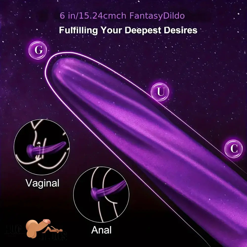 6.69in Spiral Fantasy Silicone Soft Dildo For Women G Spot Love Play Sex Toy