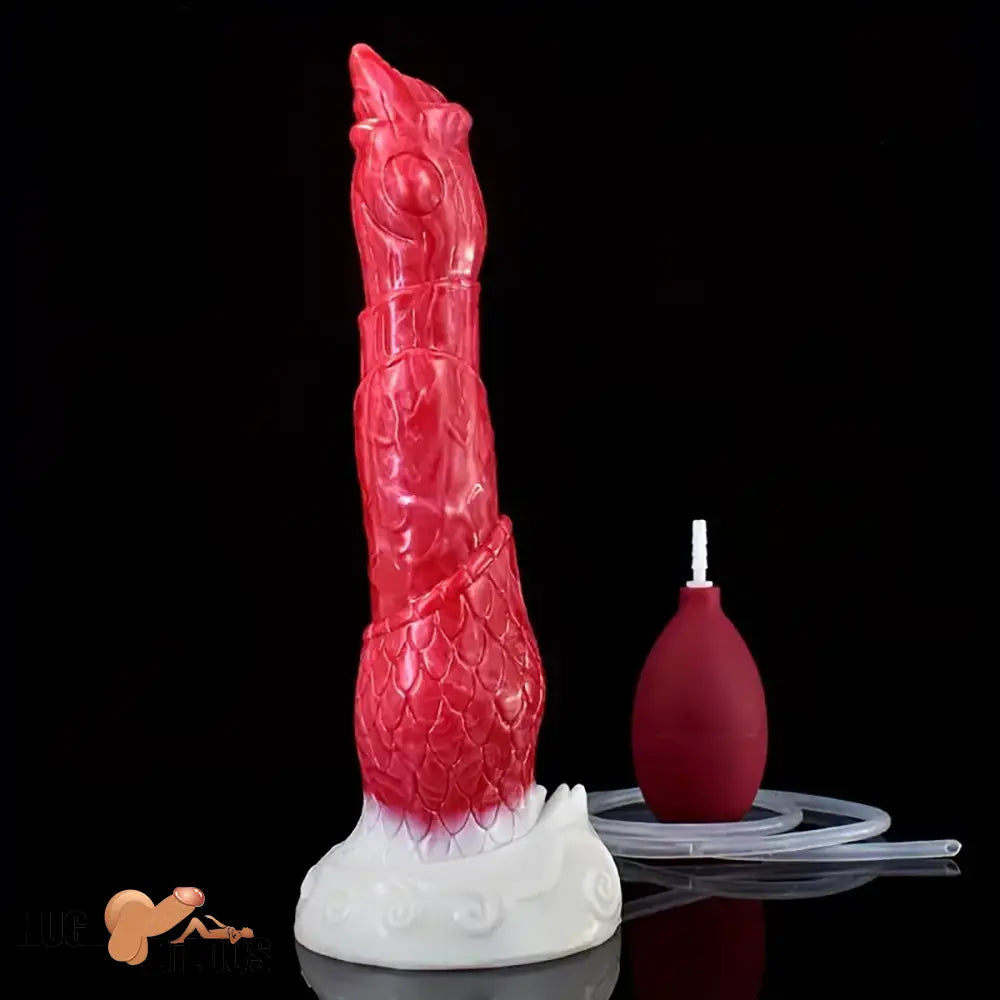 8.46in Body Safe Silicone Big Soft Dragon Dildo For Vagina Suction Cup