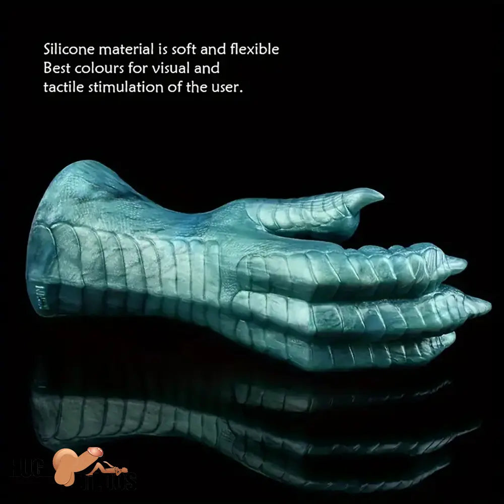 8.66in Fantasy Monster Hands Silicone Soft Dildo For Women G Spot Play