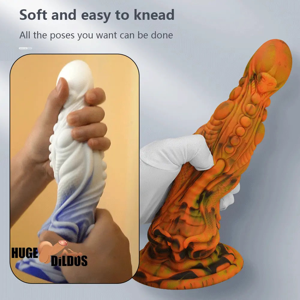 10.43in Big Dragon Monster Silicone Dildo For Anal Vaginal Sex G Spot Cock