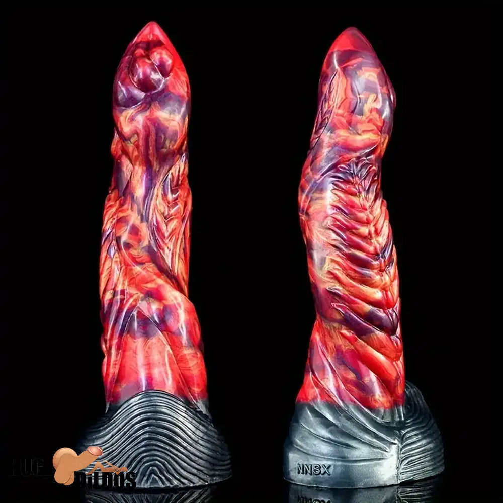9.06in Real Cock Big Monster Penis Soft Silicone Dildo Suction Cup Base