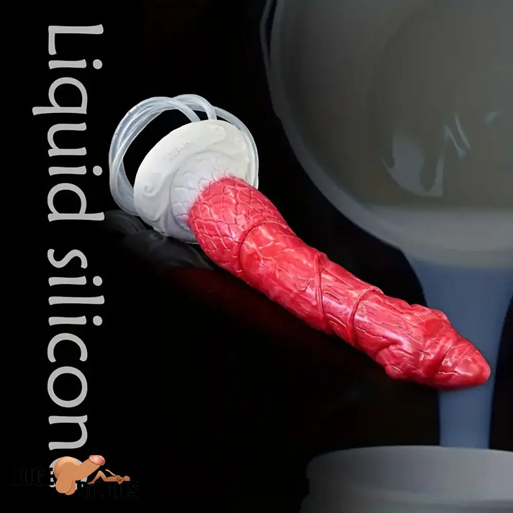 8.46in Body Safe Silicone Big Soft Dragon Dildo For Vagina Suction Cup