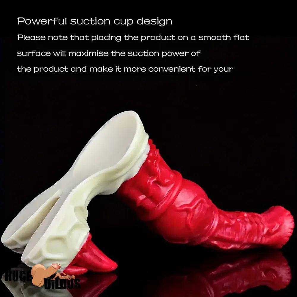10.04in Big Animal Horse Cock Silicone Soft Cock Dildo For Play Dilator