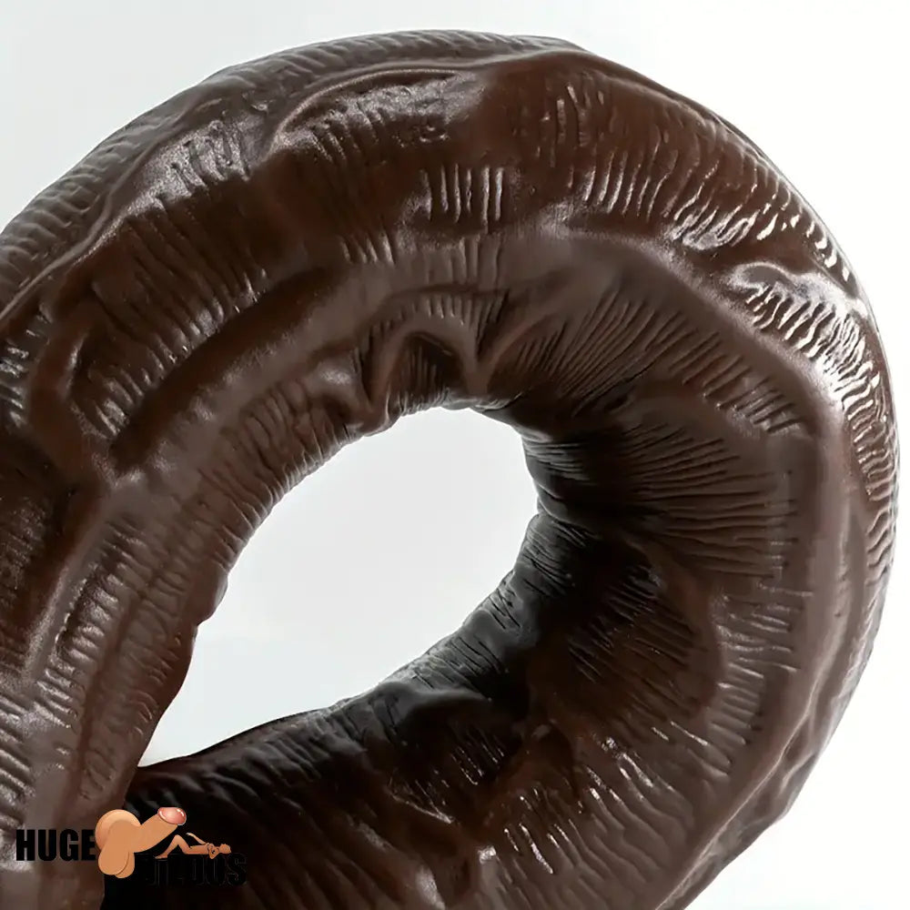13.58in Realistic Large Long Silicone Soft Anal Dildo For Male Female Cock