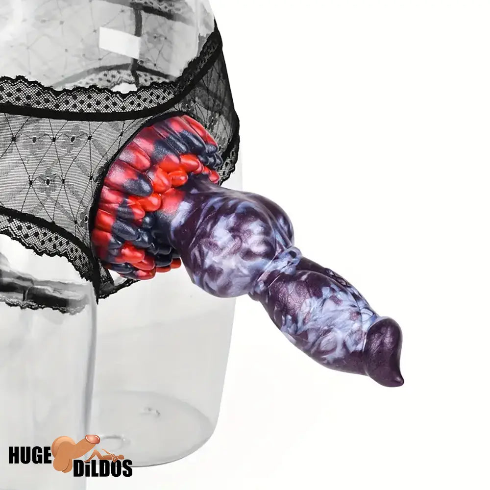 7.87in 7.99in 9.25in Soft Silicone Dog Dildo For Clit Penis Massage
