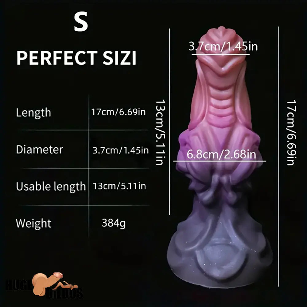 6.69in 8.66in Silicone Flexible Fantasy Dildo For BDSM Sex Love Cock