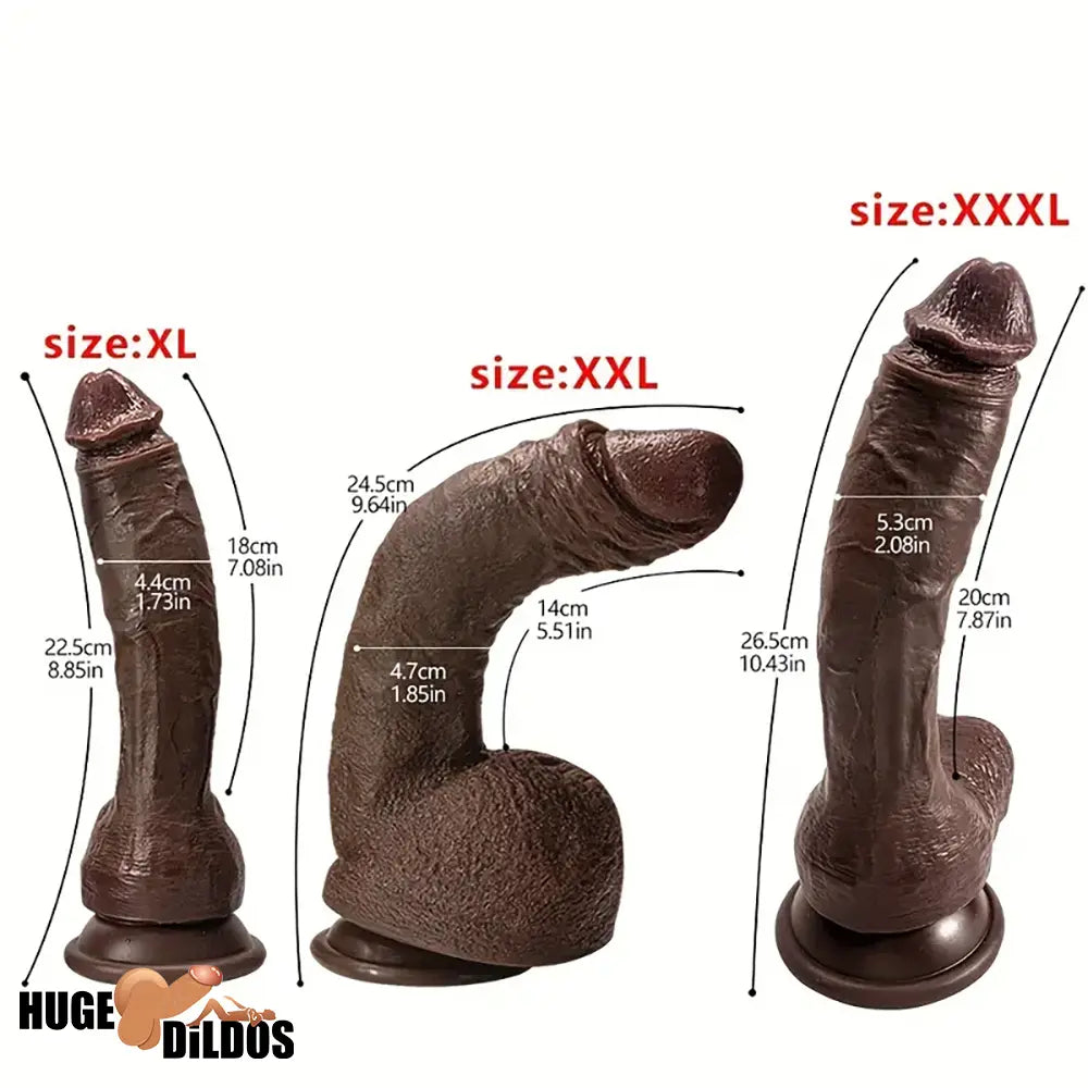 Multiple Inches Silicone Soft Female Dildo Sex Toy For Vaginal Penis Anal