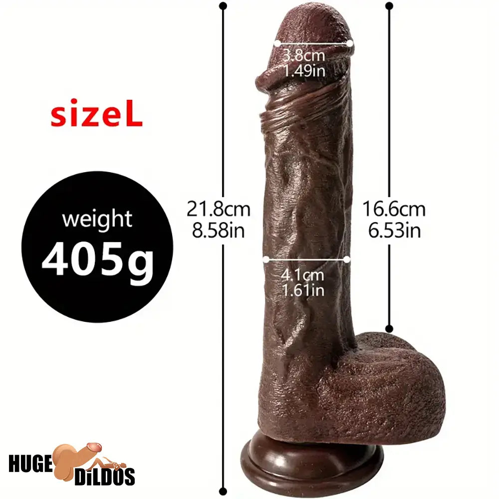 Multiple Inches Silicone Soft Female Dildo Sex Toy For Vaginal Penis Anal