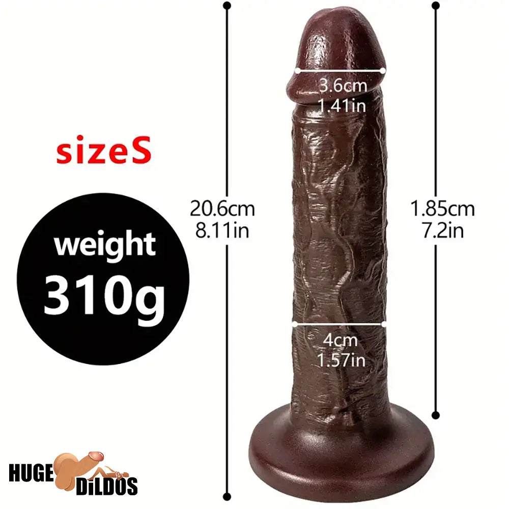 Multiple Inches Silicone Soft Female Dildo Sex Toy For Vaginal Penis Anal