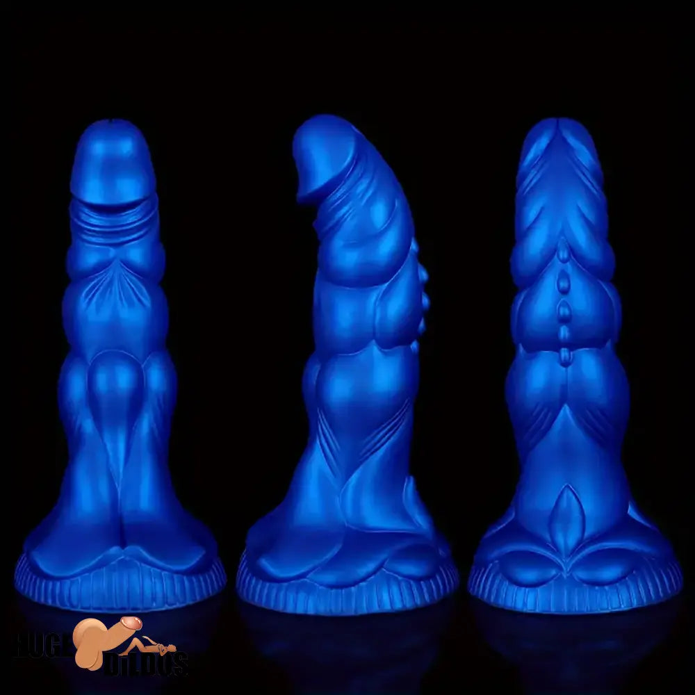 7.87in 8.1in 9.25in Silicone Realistic Monster Soft Bendable Dildo Penis