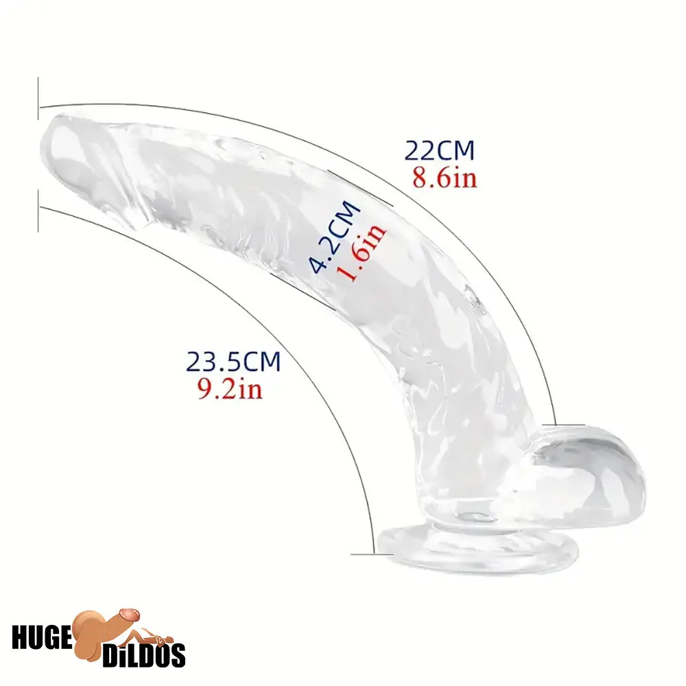 Multiple Lengths Clear Dildo For Women Men Gay Lesbian Sex Toy
