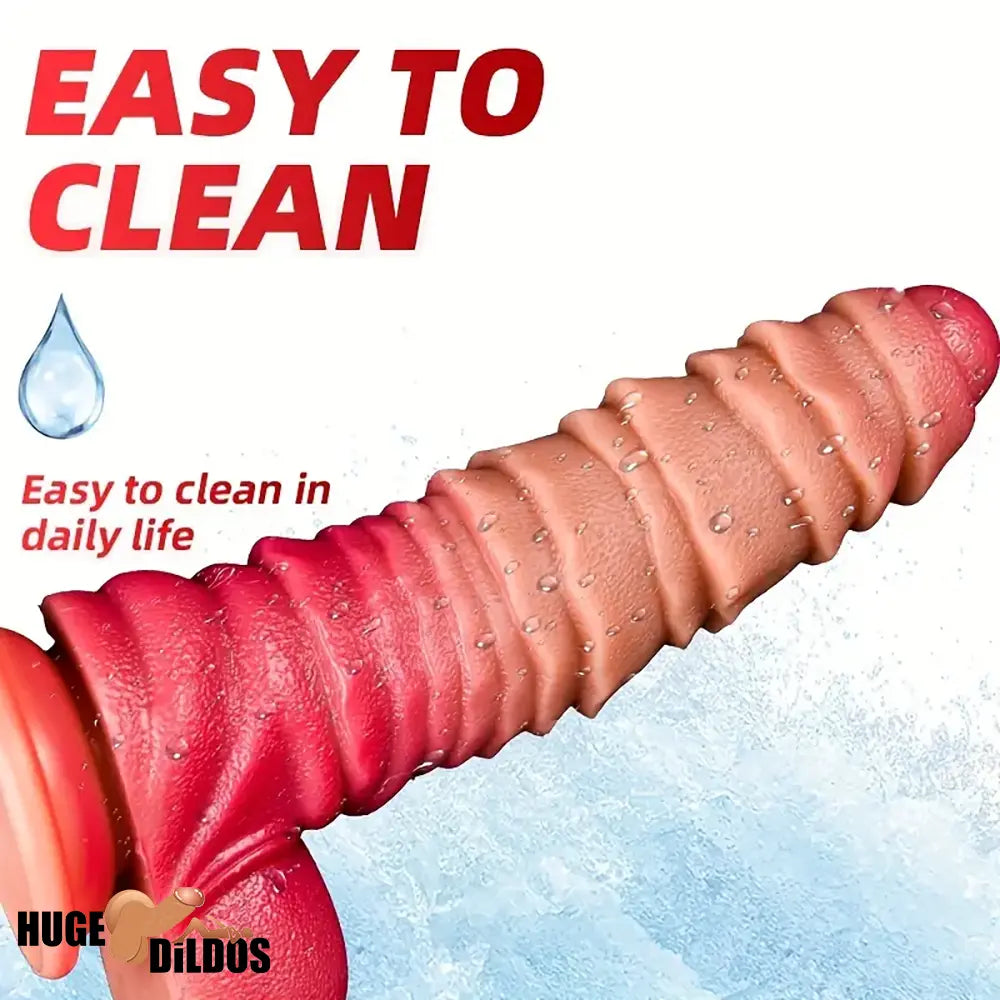 8.26in Fantasy Silicone Real Big Soft Dildo For Anal Vaginal Sex Toy