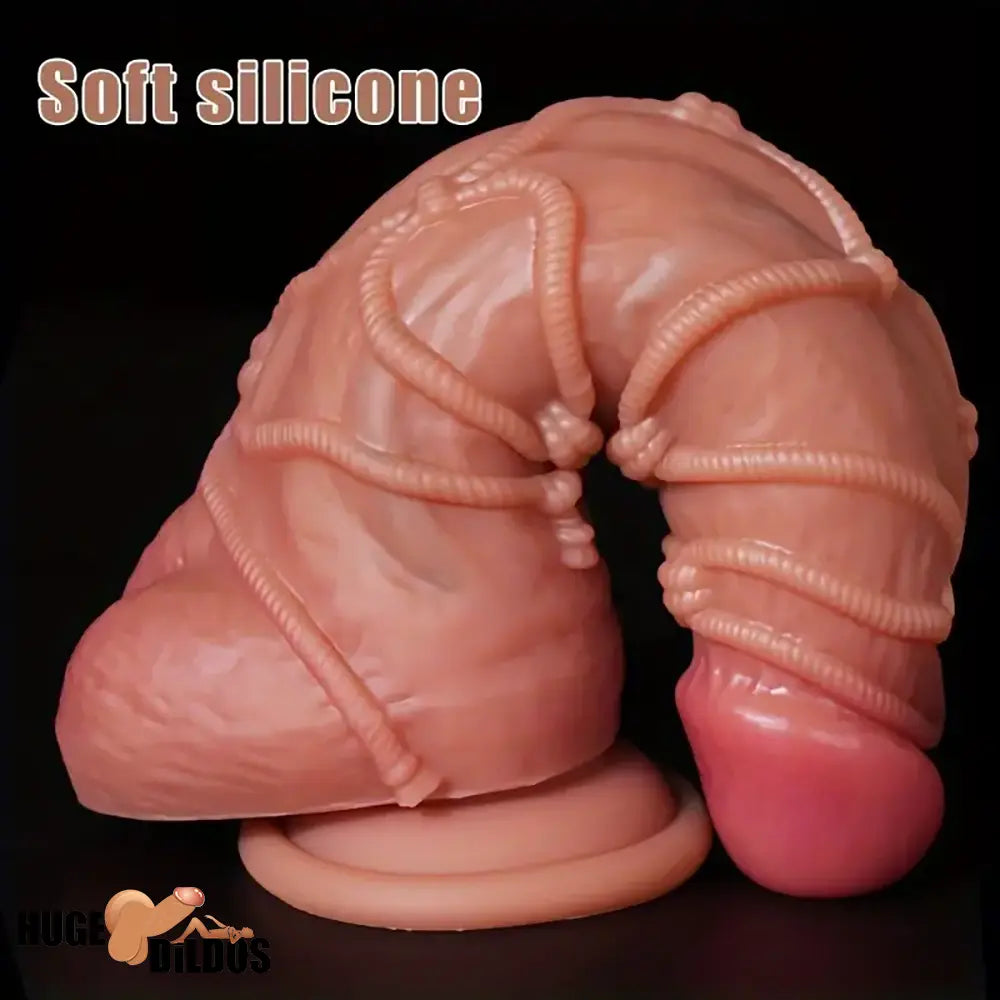 7.8in 7.87in 10.63in Fantasy Real Skin Silicone SM Bondage Big Penis Dildo