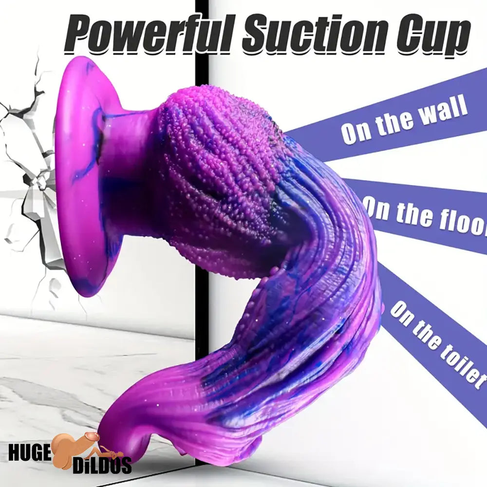 9.8in Fantasy Animal Soft Silicone Dog Monster Dildo For Couples Penis