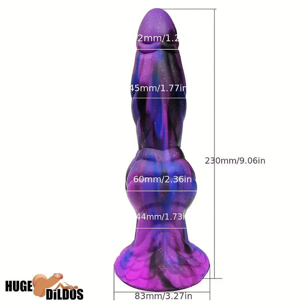 9.06in Silicone Monster Big Fantasy Odd Dildo For Male Female Sex Toy