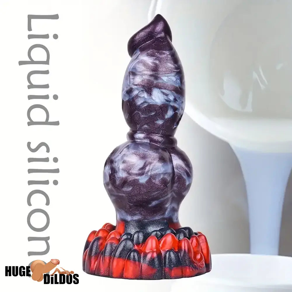 7.87in 7.99in 9.25in Soft Silicone Dog Dildo For Clit Penis Massage