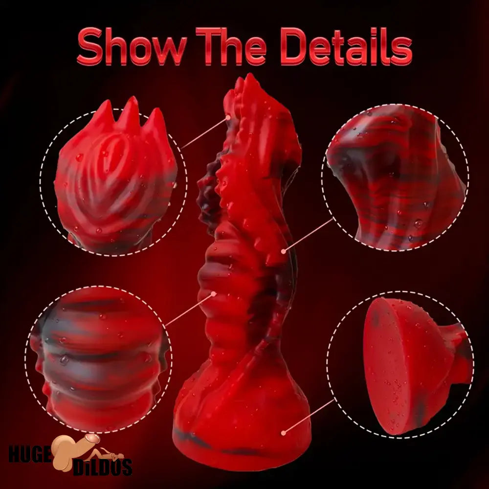8.6in Large Odd Silicone Soft Monster Dildo For Gay Men Penis Sex