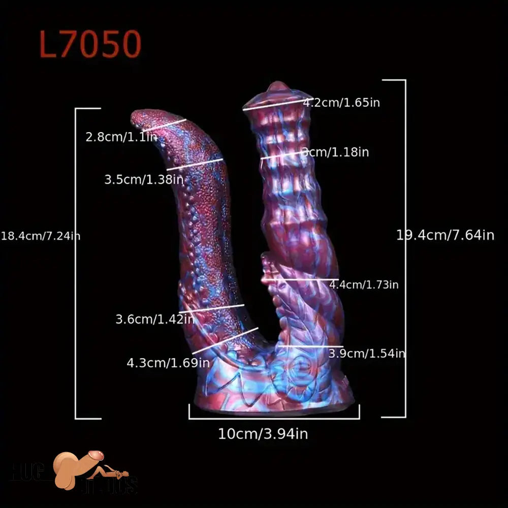7.64in 7.99in 8.07in Fantasy Silicone Double Heads Lesbian Women Dildo