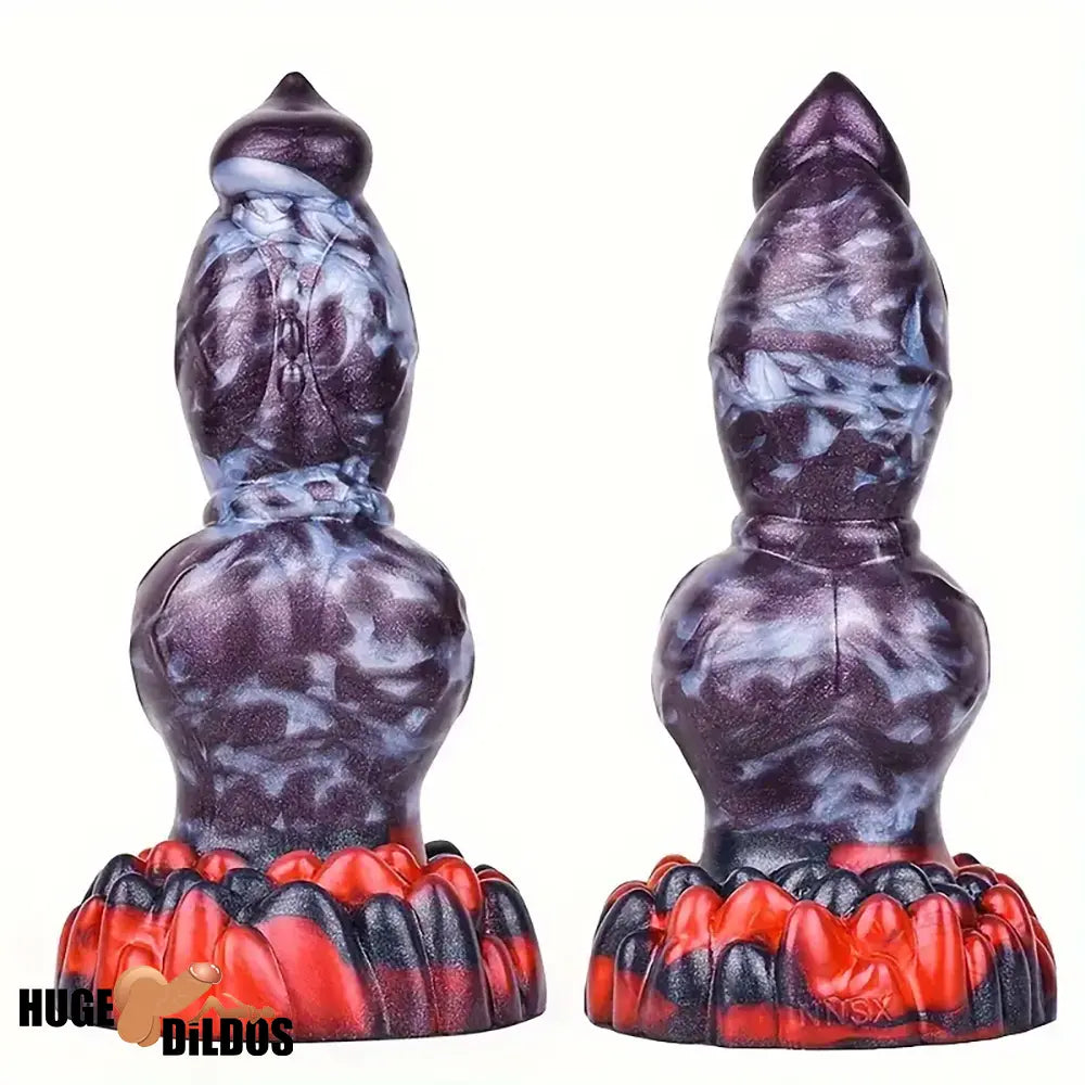 7.87in 7.99in 9.25in Soft Silicone Dog Dildo For Clit Penis Massage