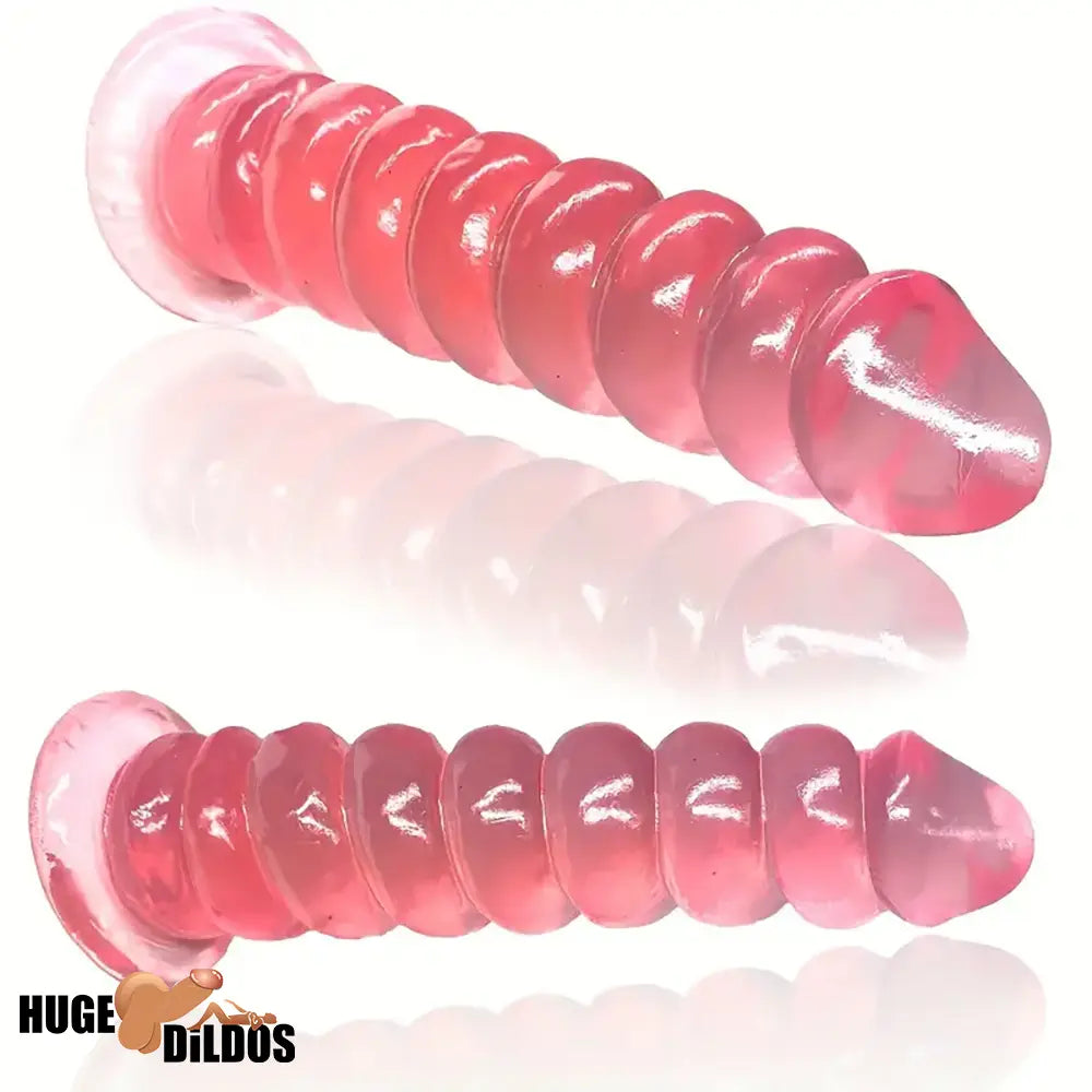 7.1in Unisex Soft Flexible Silicone Dildo For Hands Free Masturbation