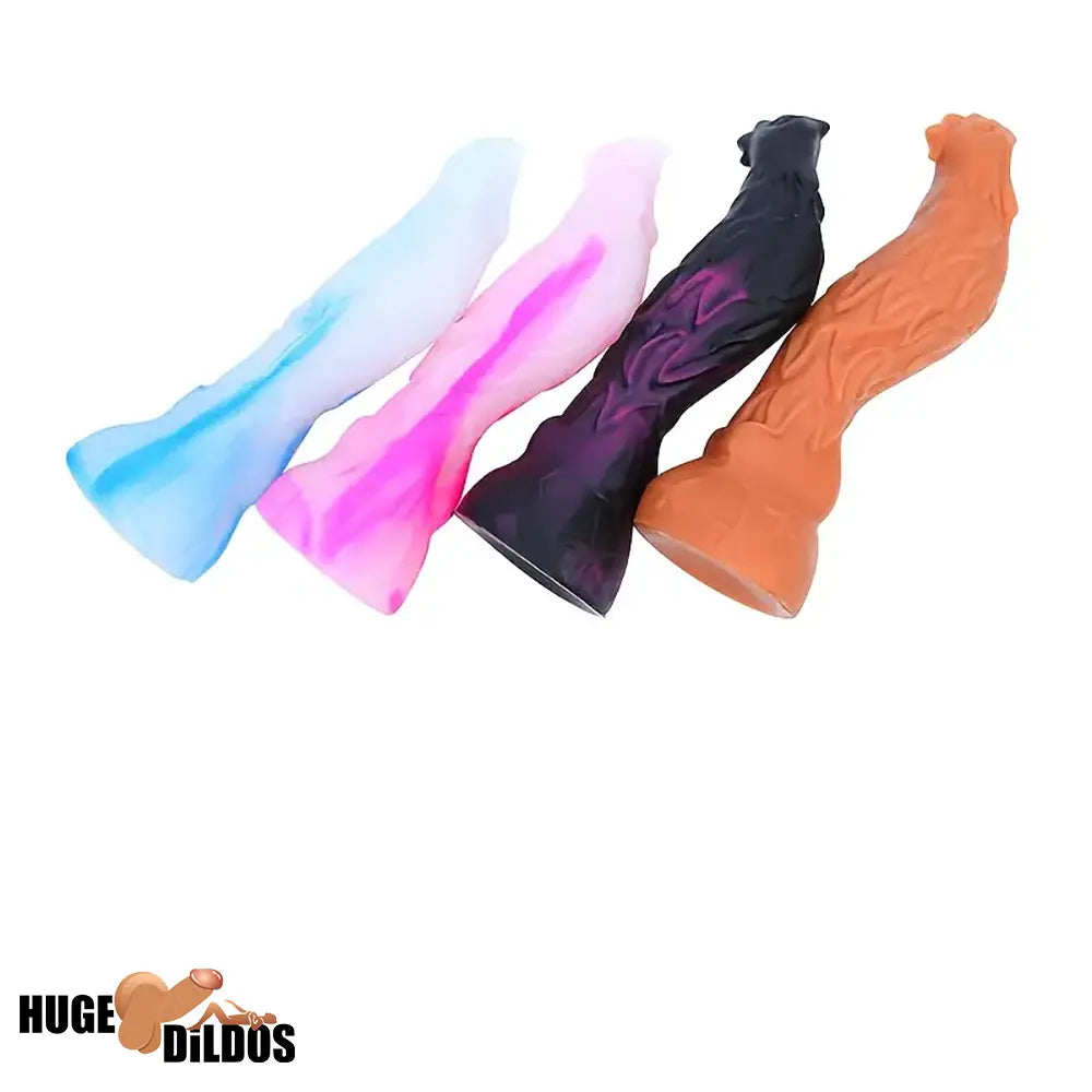 10.8in Rooster Shape Fantasy Large Silicone Soft Dildo For Anus Penis