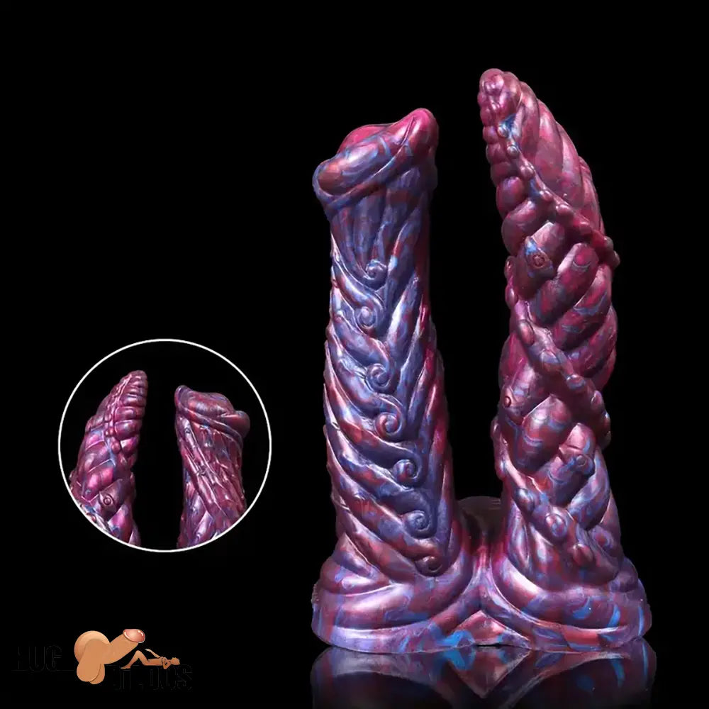 7.64in 7.99in 8.07in Fantasy Silicone Double Heads Lesbian Women Dildo