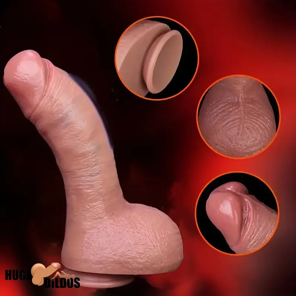 10.7in Soft Silicone Big Dildo For Female Pleasure Couple Flirting Sex