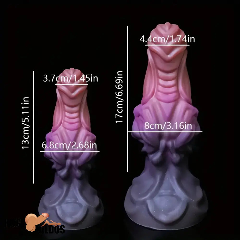 6.69in 8.66in Silicone Flexible Fantasy Dildo For BDSM Sex Love Cock