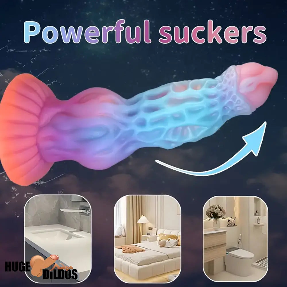 10.43in Luminous Fantasy Monster Silicone Soft Big Dildo Love Real