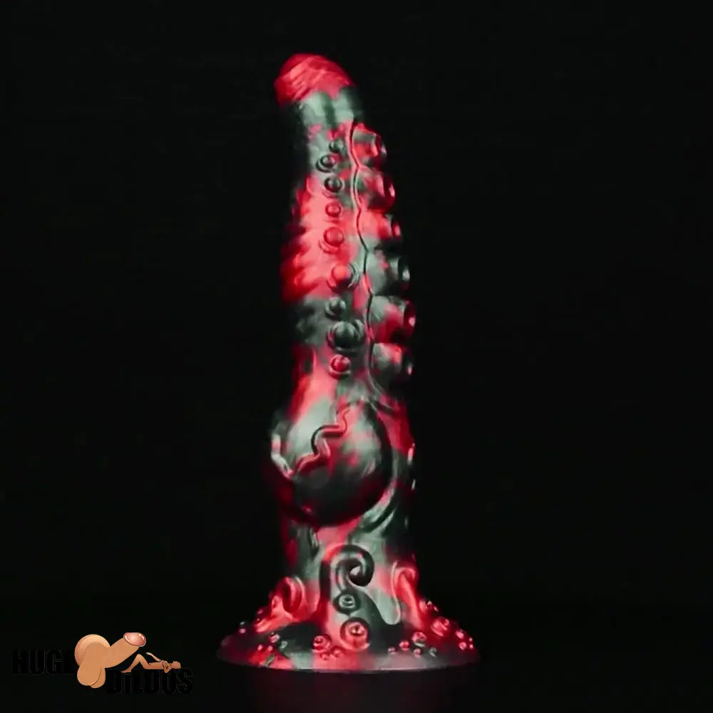9.65in Silicone Big Soft Thick Tentacle Octopus Monster Dildo Cock