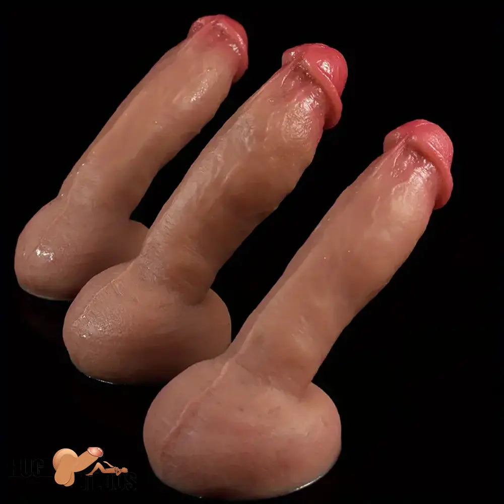 8.66in 9in 9.25in Real Skin Silicone Soft Penis Dildo For Women Clit