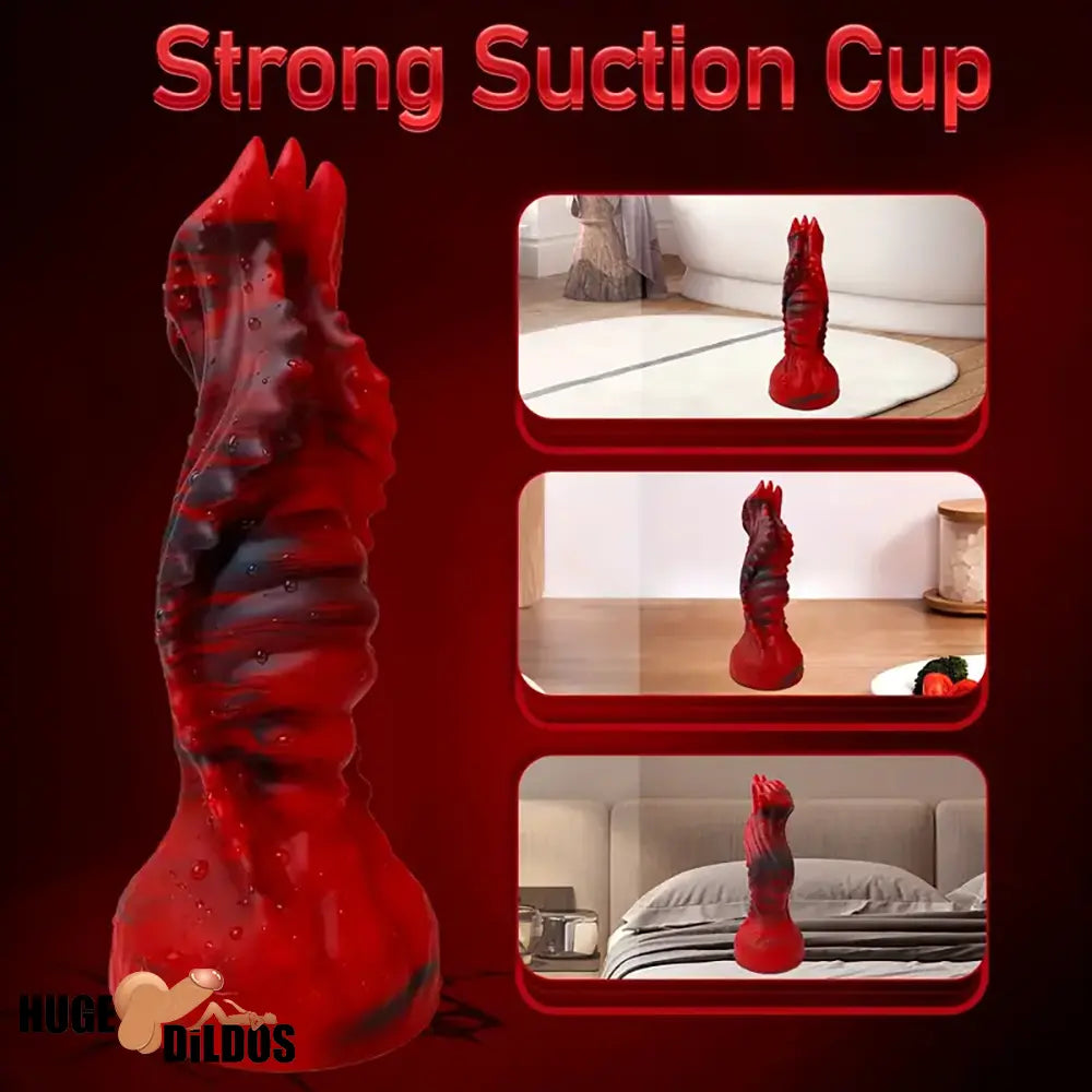 8.6in Large Odd Silicone Soft Monster Dildo For Gay Men Penis Sex