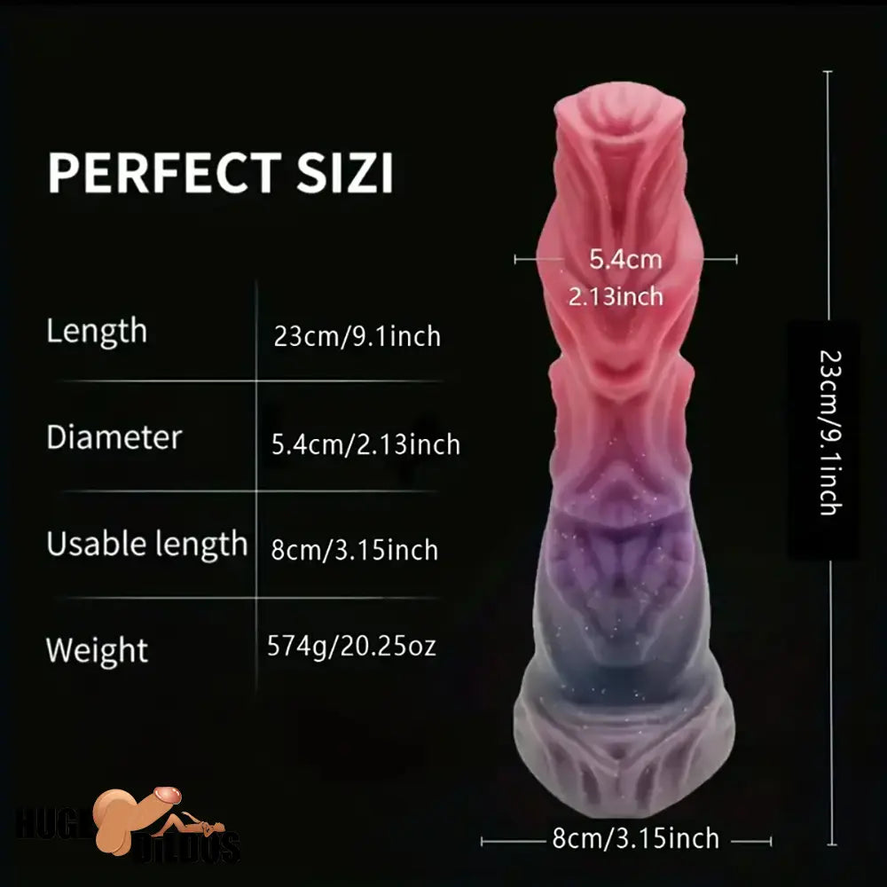 9.1in Fantasy Silicone Monster Large Dildo For Anal Sex Love Penis