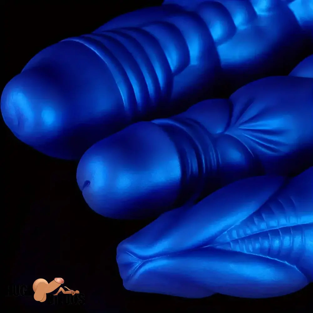 7.87in 8.1in 9.25in Silicone Realistic Monster Soft Bendable Dildo Penis