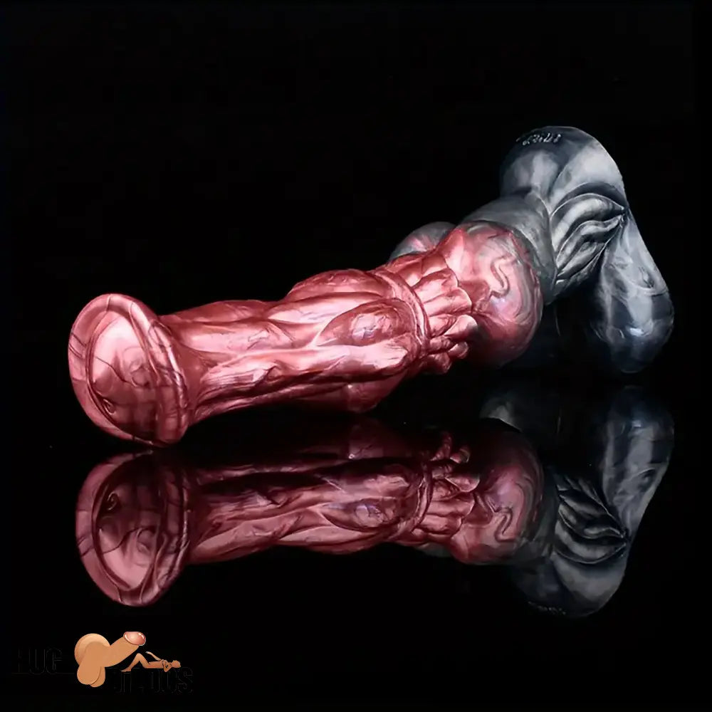 10.23in Large Animal Horse Cock Fantasy Silicone Soft Dildo Cock