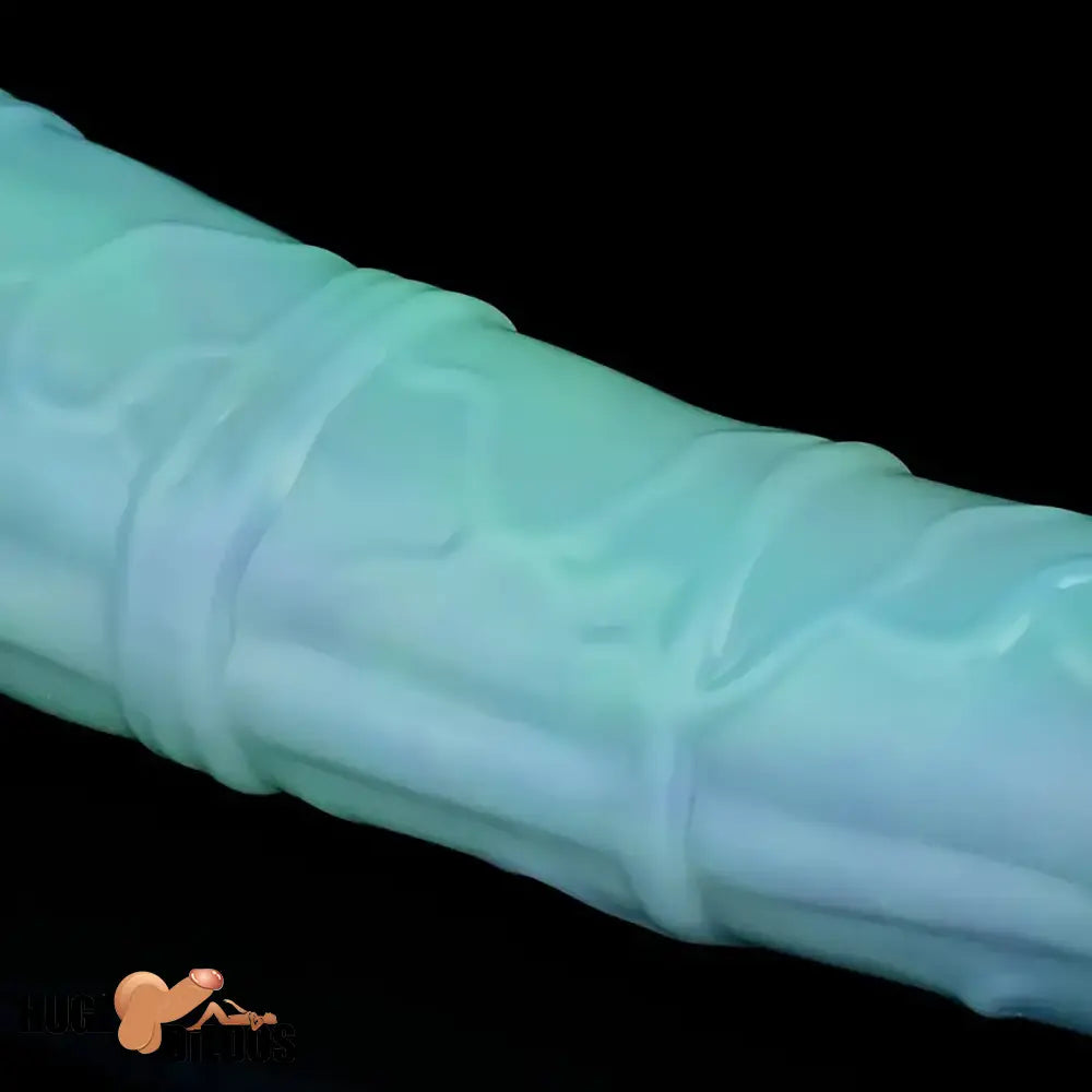 7.78in Liquid Silicone Fantasy Horse Glowing Luminous Hollow Dildo