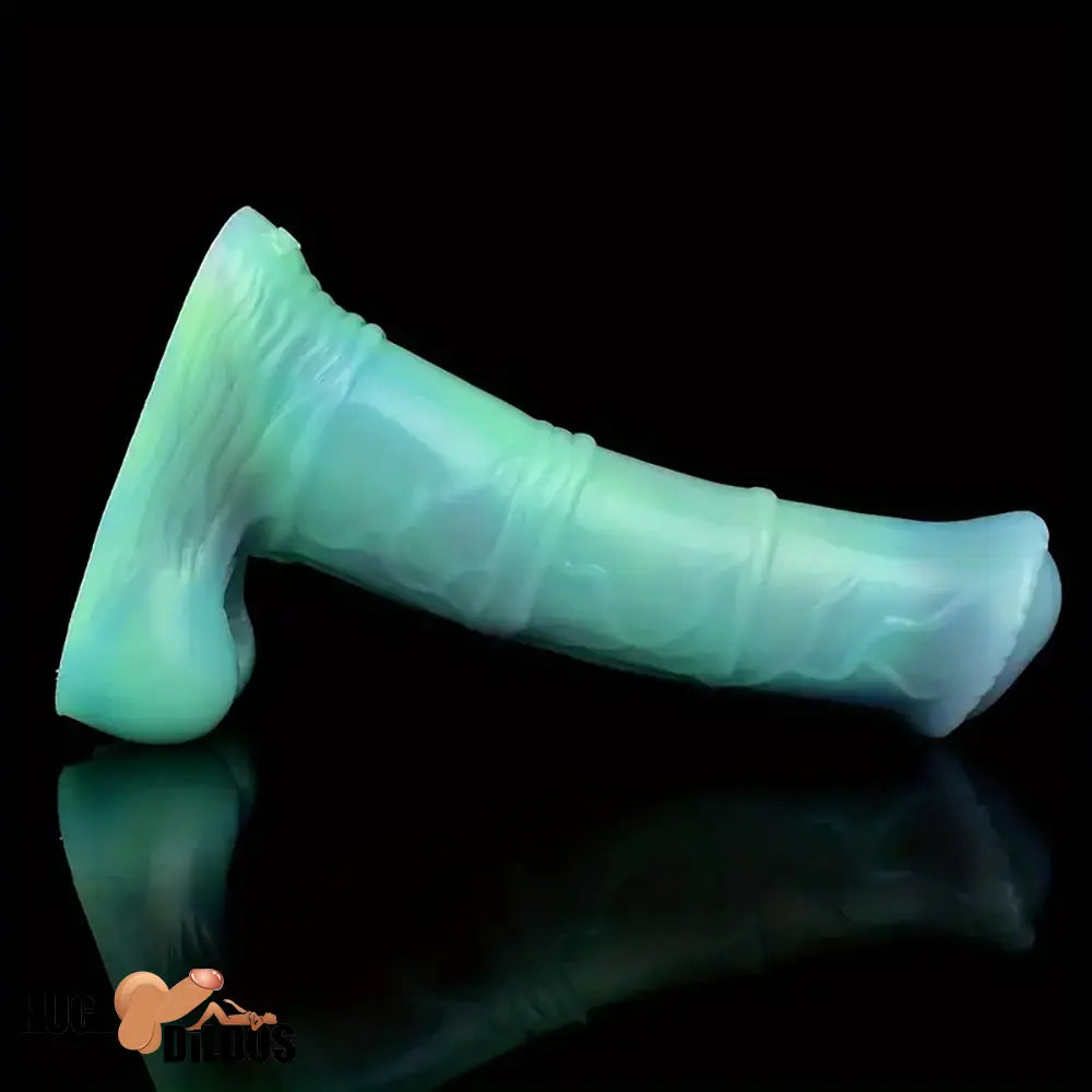 7.78in Liquid Silicone Fantasy Horse Glowing Luminous Hollow Dildo