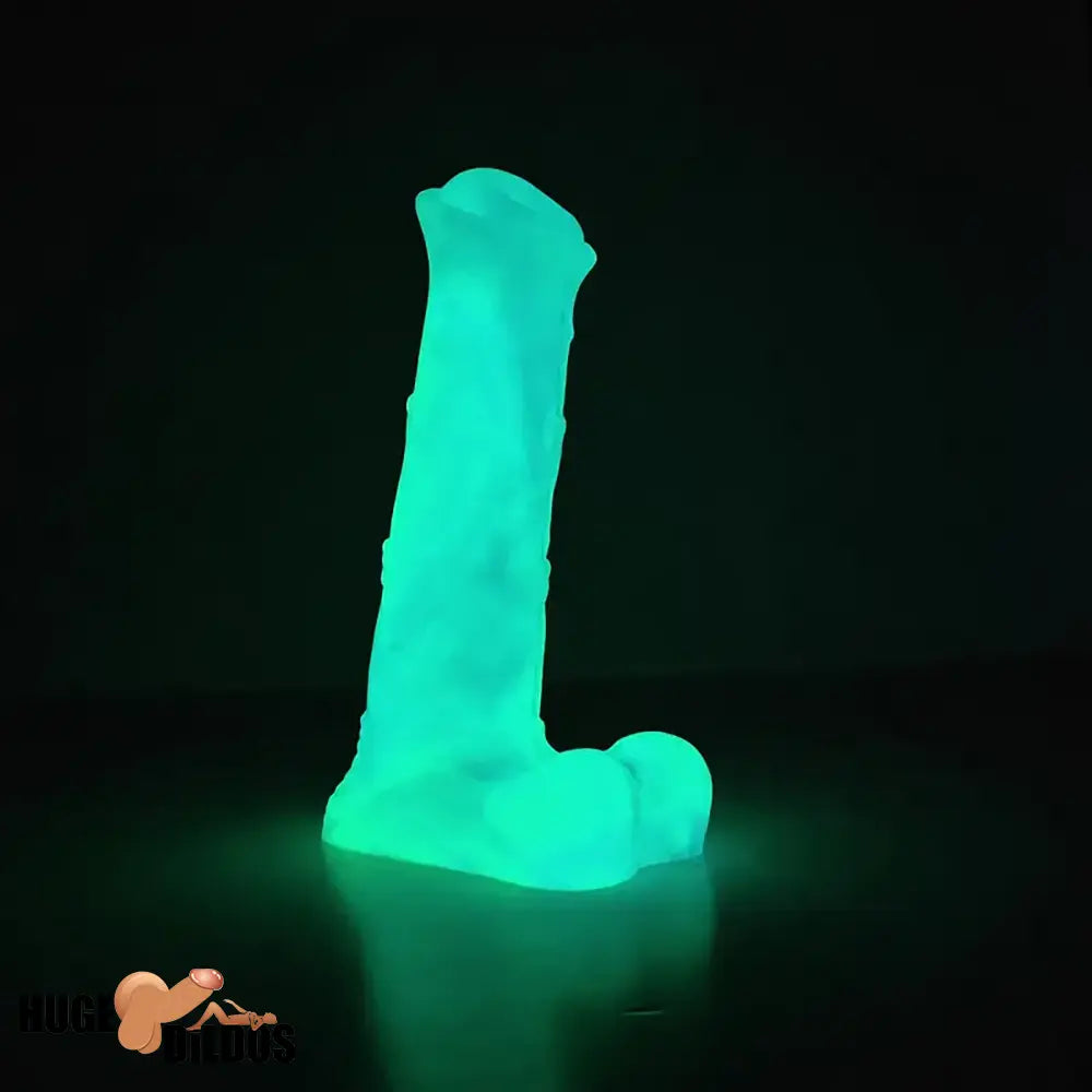 7.78in Liquid Silicone Fantasy Horse Glowing Luminous Hollow Dildo