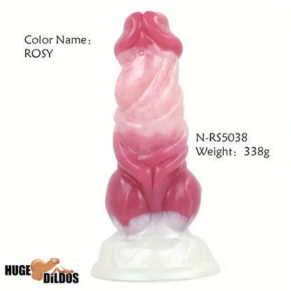 6.89in Liquid Silicone Monster Fantasy Dildo For Couples Hands-Free Play