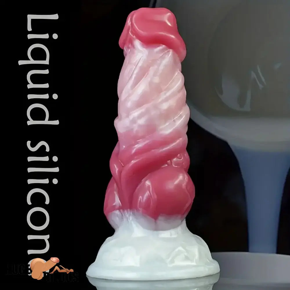6.89in Liquid Silicone Monster Fantasy Dildo For Couples Hands-Free Play