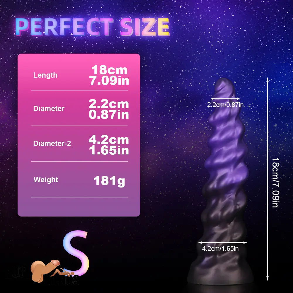 7.09in 9.05in 11.26in Silicone Fantasy Monster Soft Cock Dildo For Gay